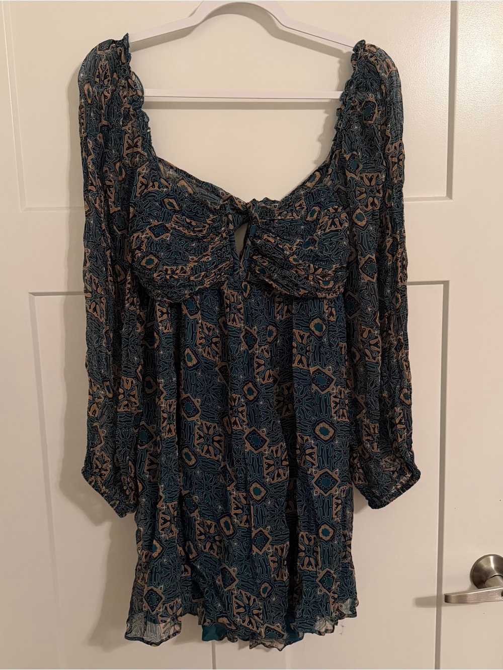 NWT Let Me Be Babydoll mini dress